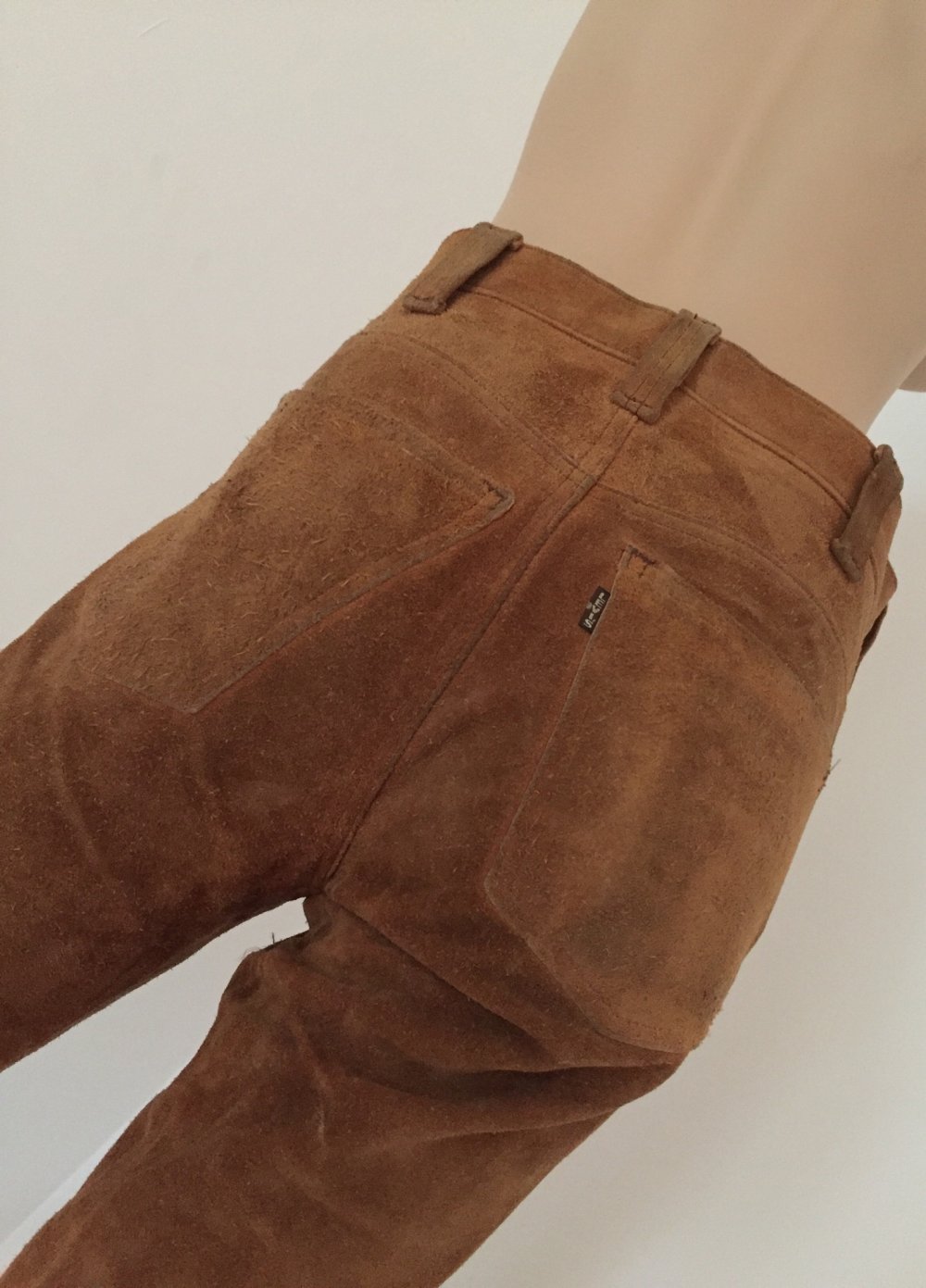 True Vintage HIPPIE LEVIS Lederhose