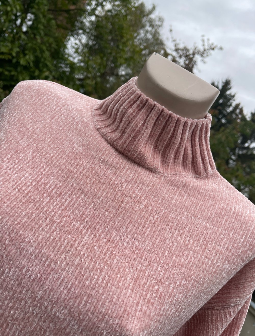 PULL & BEAR Chenille PULLOVER Rollkragen
Gr. S