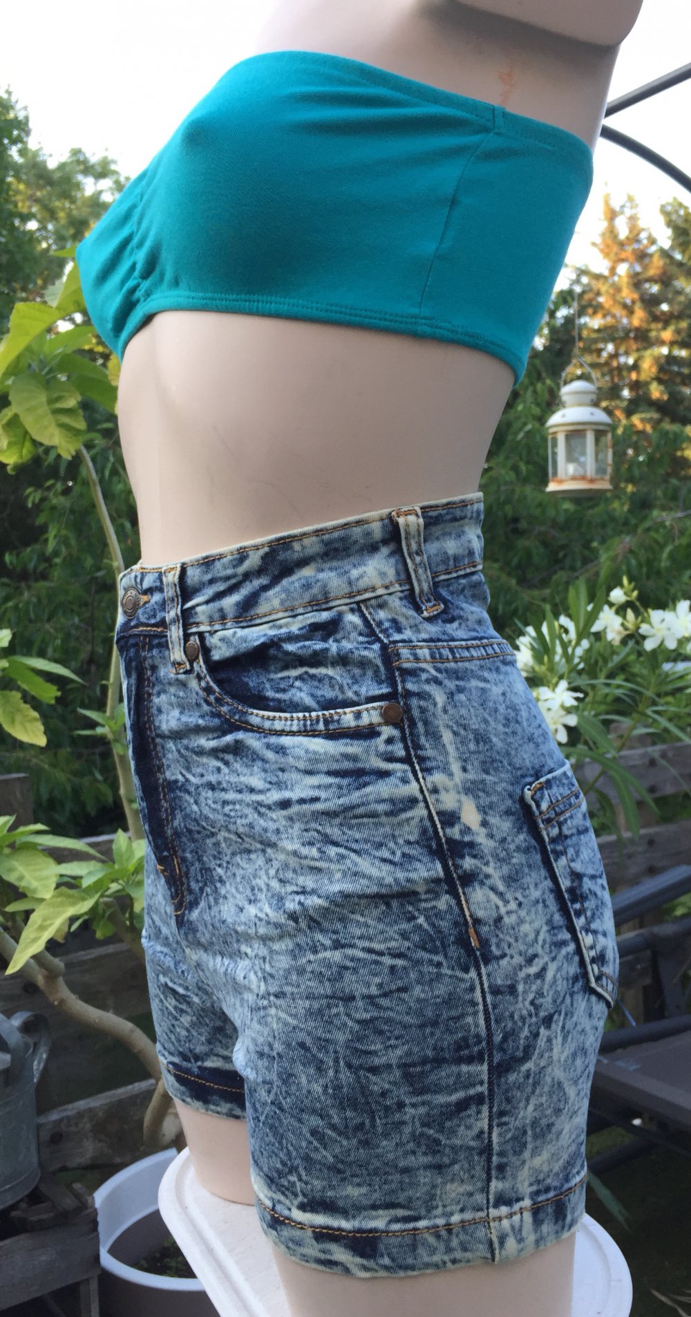 Neu: URBAN CLASSICS Highwaist SHORTS Acid Gr. 26