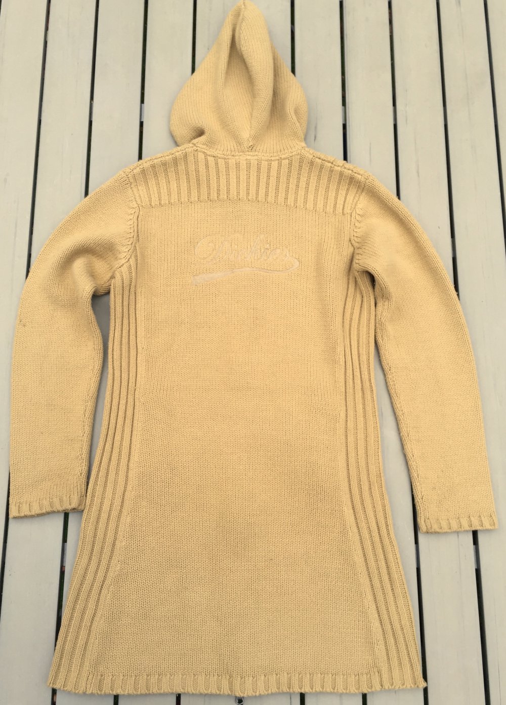 DICKIES Long Cardigan STRICKMANTEL Übergangsjacke Gr. M