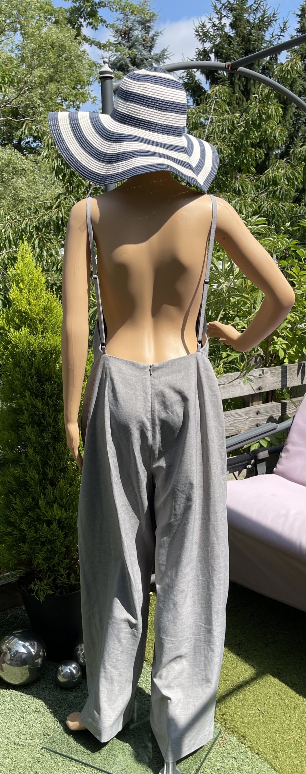 VINTAGE JUMPSUIT Einteiler LATZHOSE Gr. 44 (wie M/L)