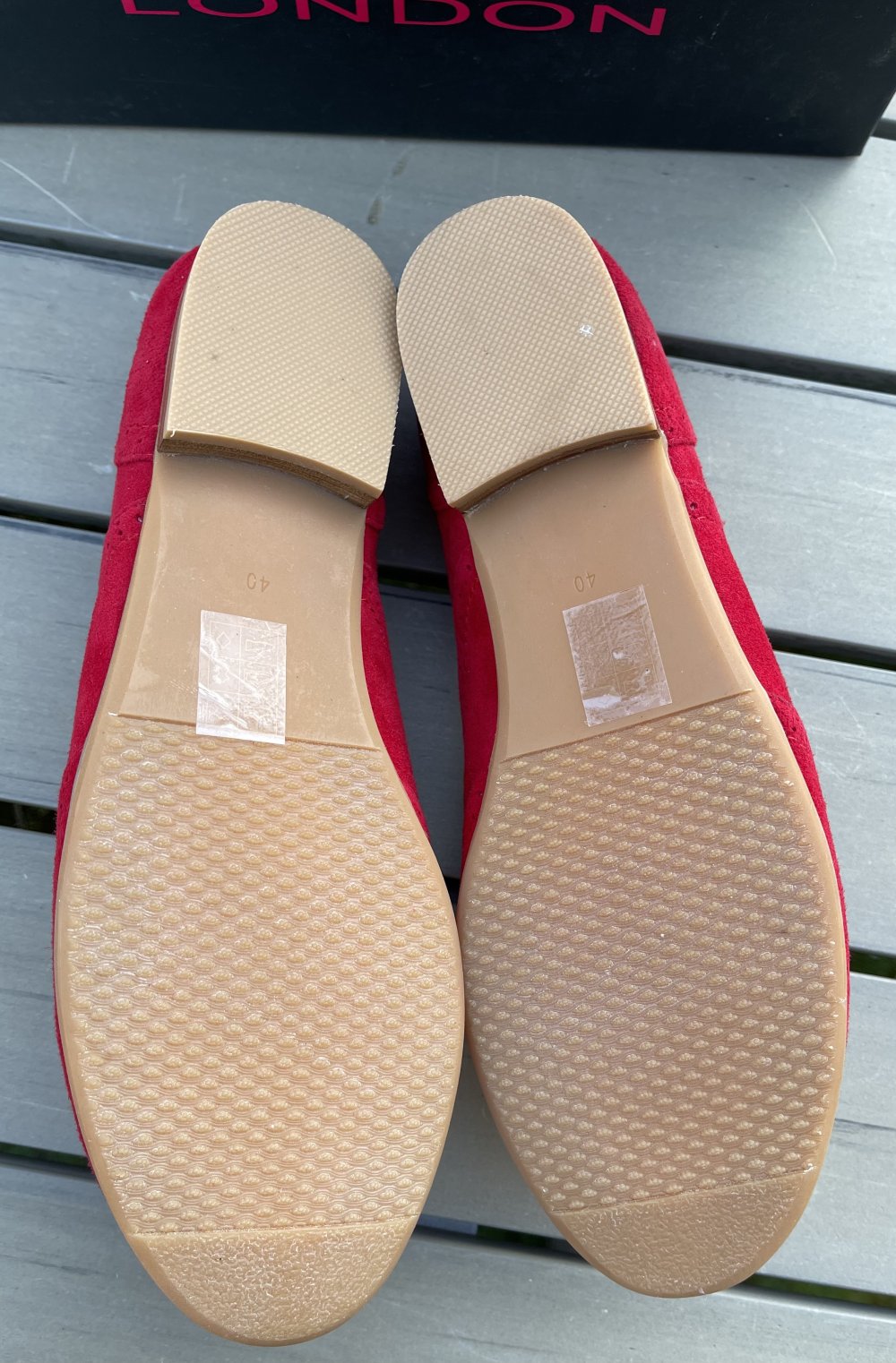 BUFFALO Budapester HALBSCHUHE Flats WILDLEDER Gr. 40