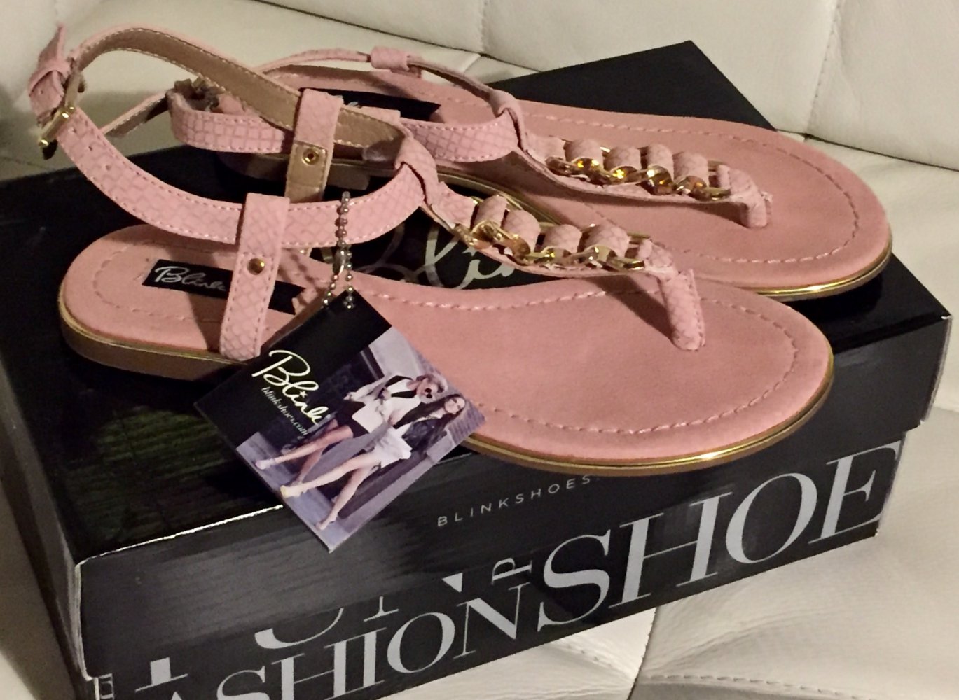 NEU: BLINK SANDALE Zehentrenner ROSA Gr. 36