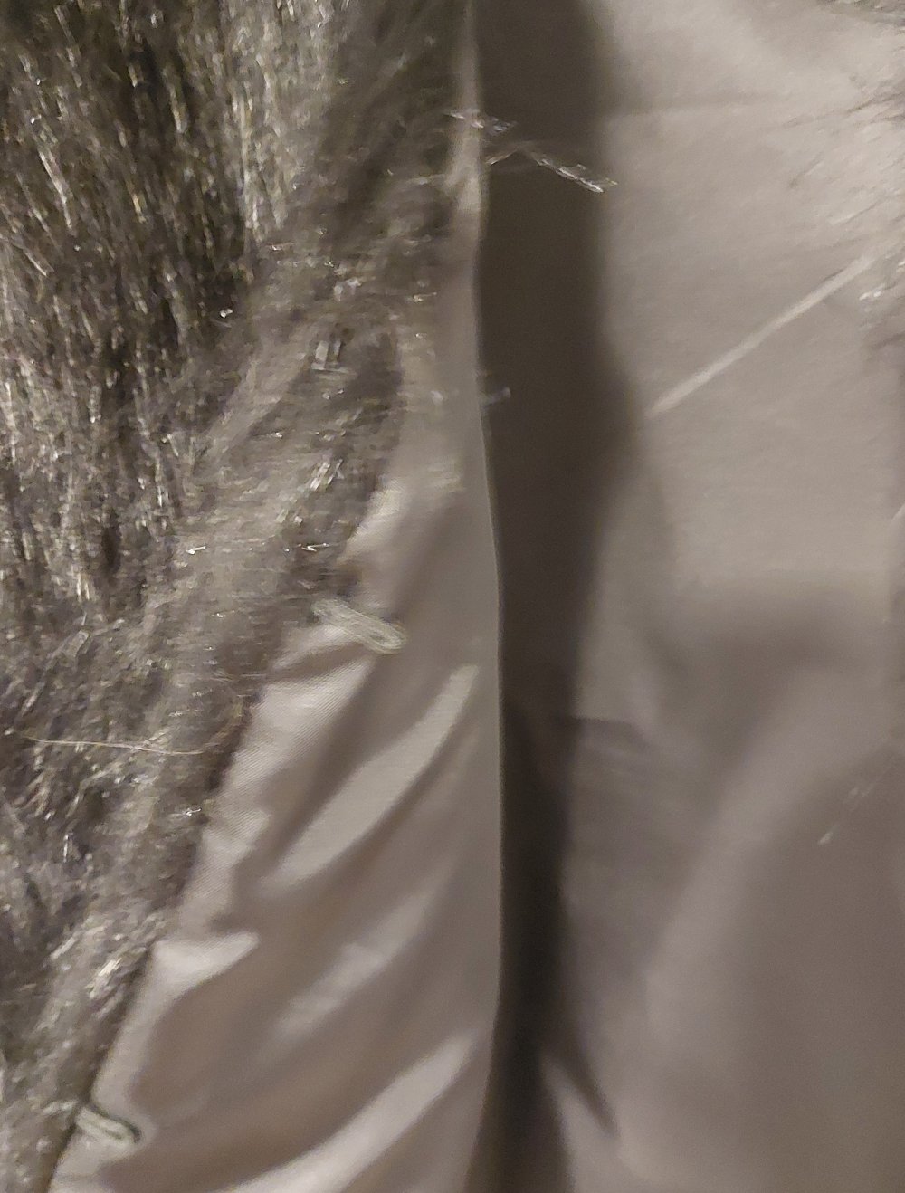 Kunstfell-Weste schwarz -NEU -