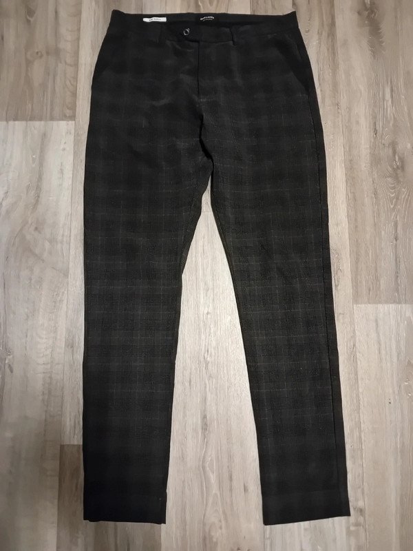 Karierte Jack & Jones Hose Slim Marco 34