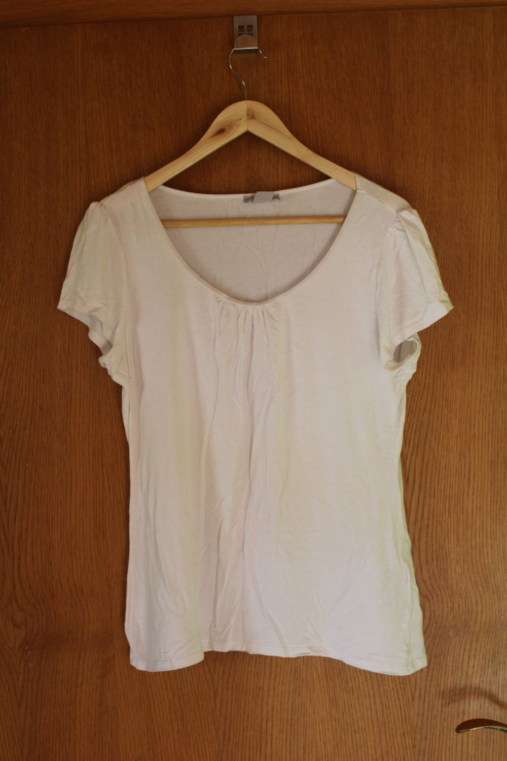 Schlichtes T-Shirt, weiß, H&M