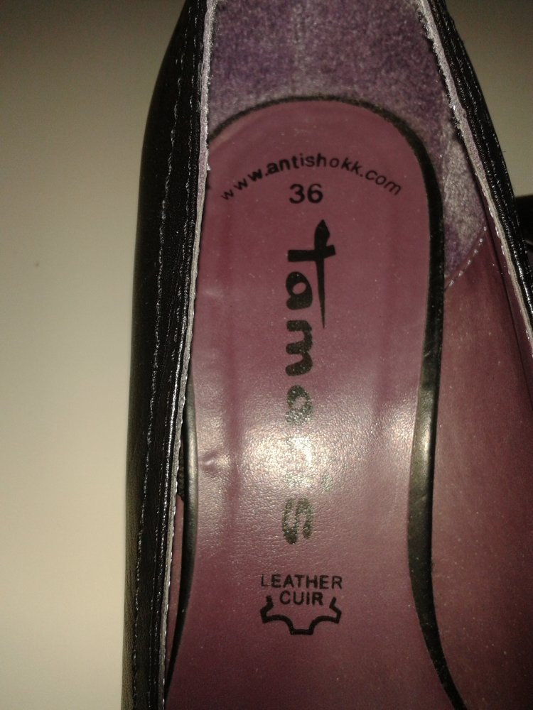 #schwarze #Leder-Pumps, Größe #36