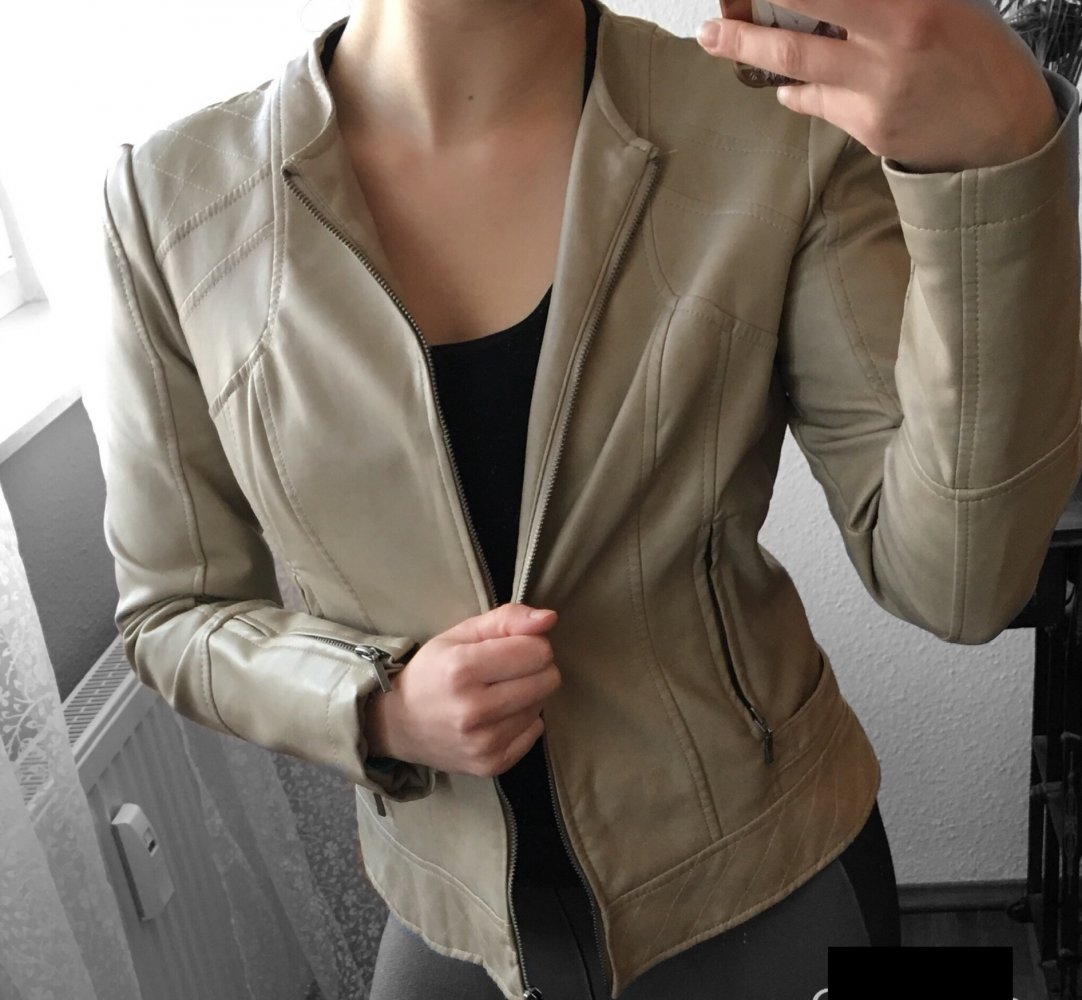 Beighe Lederjacke Imitat Jacke Leder Bernardo 