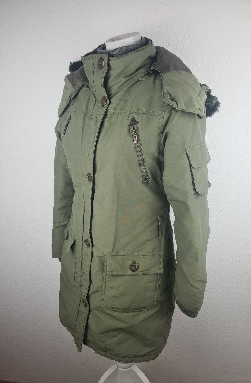 Ann Christine warmer Parka, olive