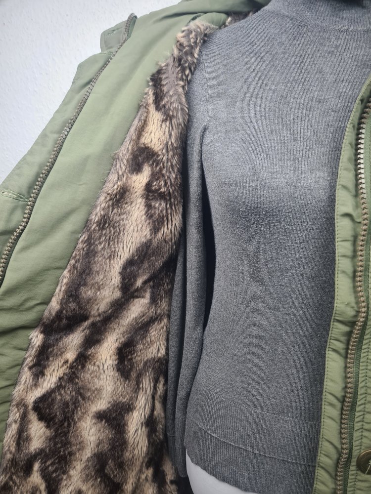 Ann Christine warmer Parka, olive