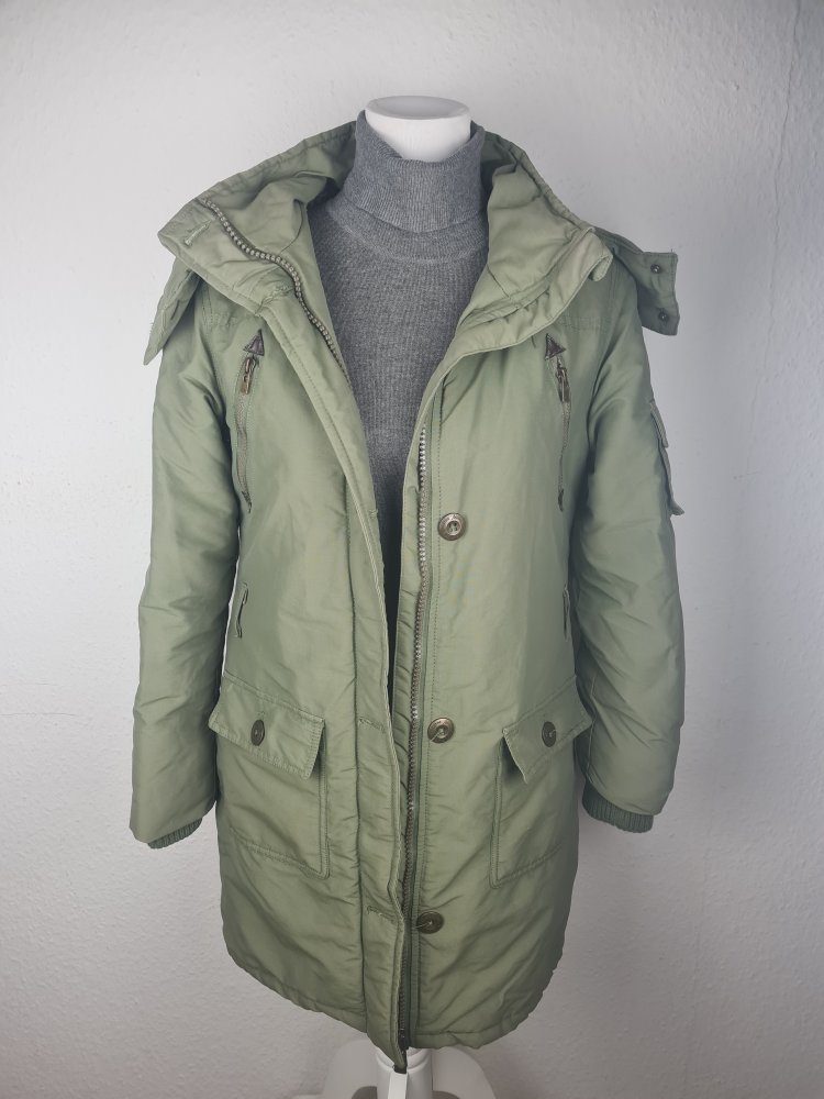 Ann Christine warmer Parka, olive