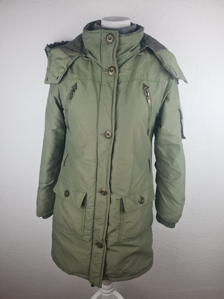 Ann Christine warmer Parka, olive