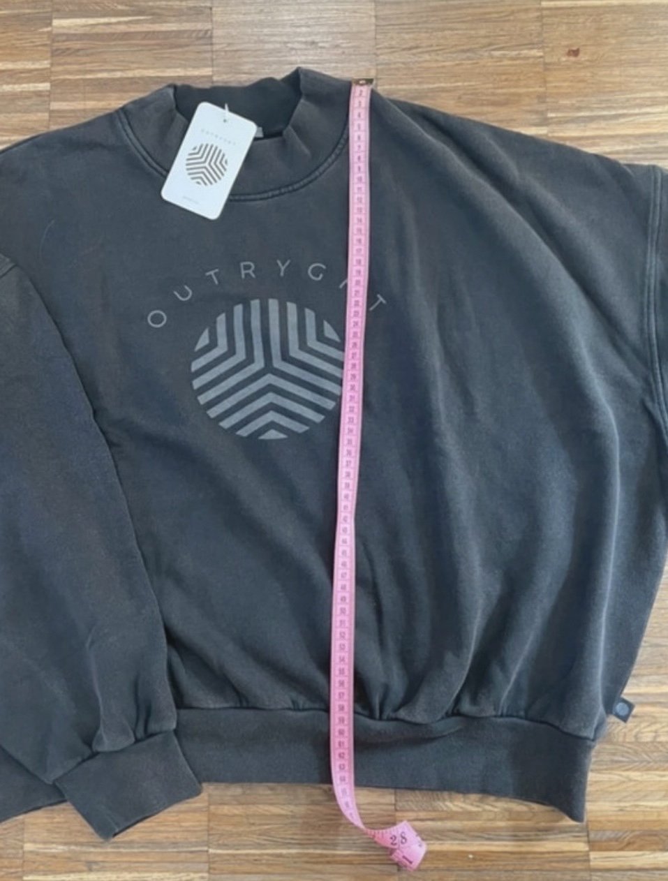 Outryght, Sweatshirt, Anthrazit/ Schwarz, Gr. XL, Style Noam
