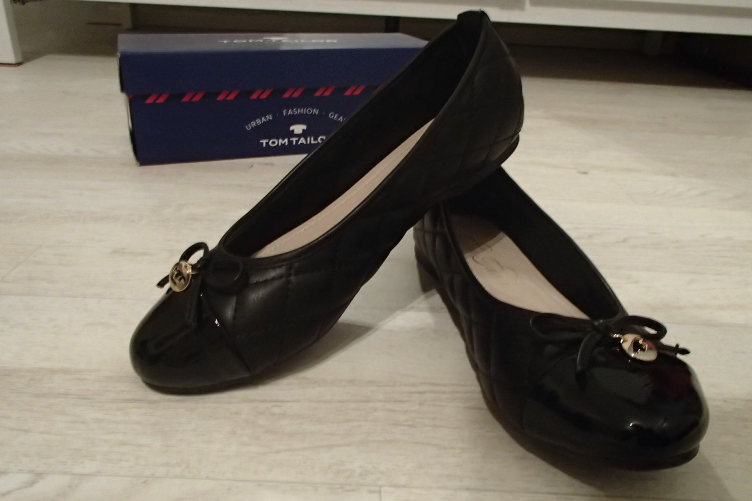 Elegante Tom Tailor Leder Ballerinas