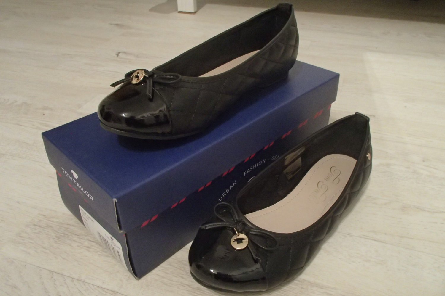 Elegante Tom Tailor Leder Ballerinas