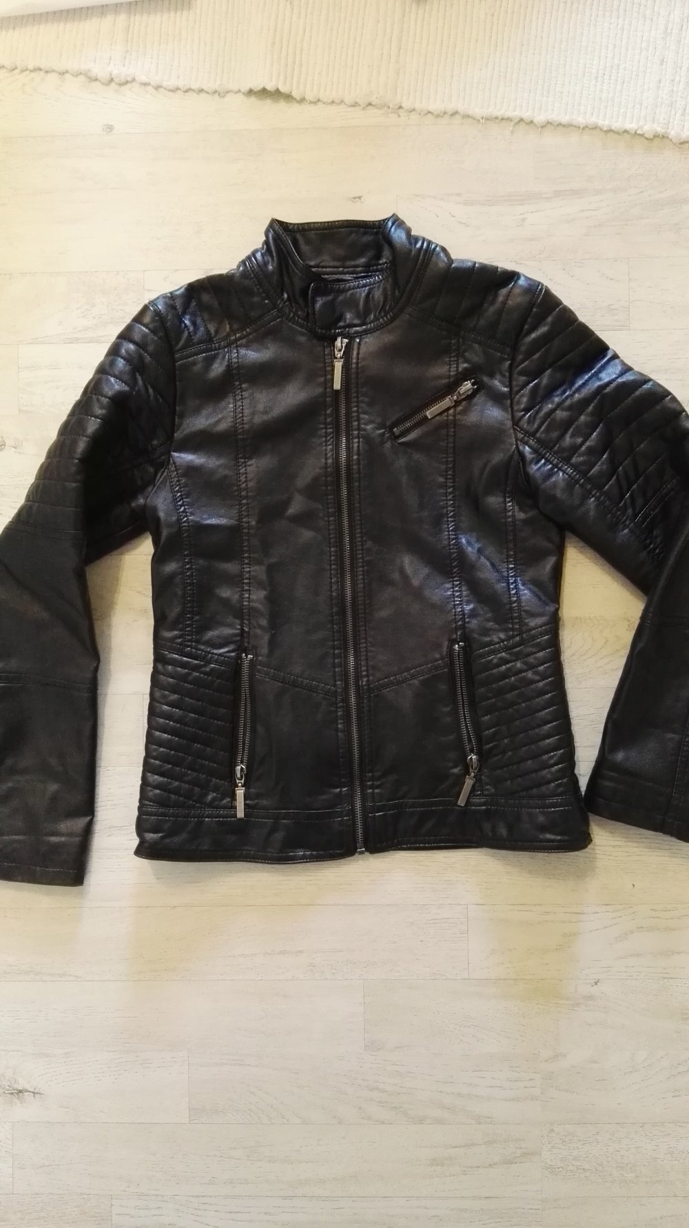 Lederimitatjacke