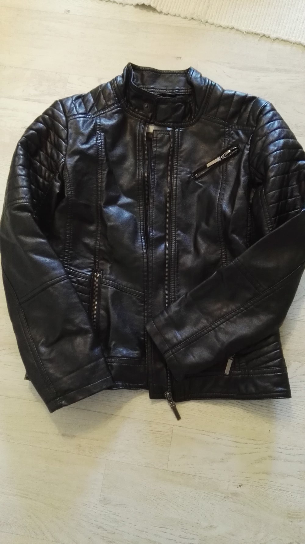 Lederimitatjacke