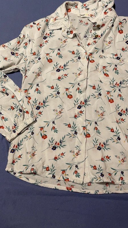 Dünne Blumen Bluse 