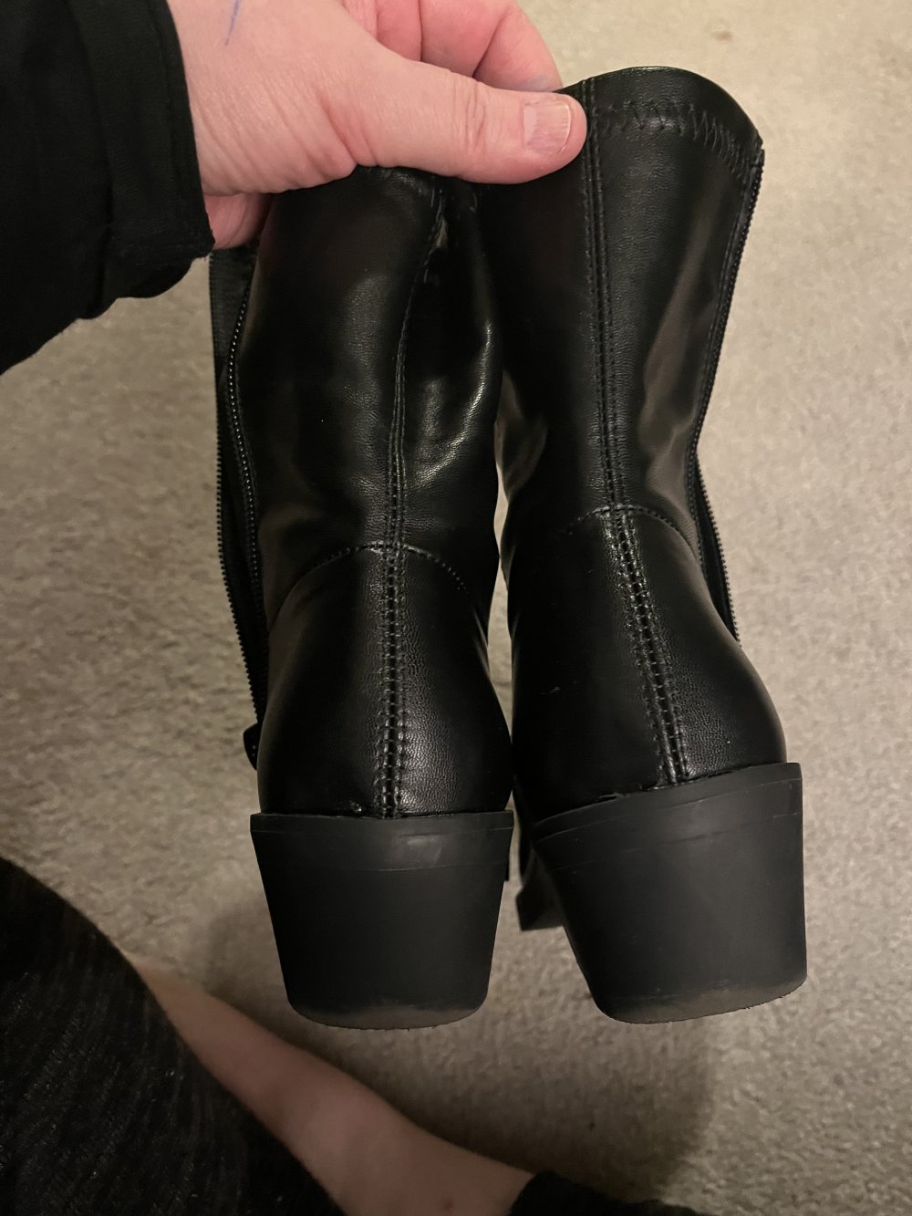 Stiefeletten, schwarz, Größe 37 – nur 1 x getragen