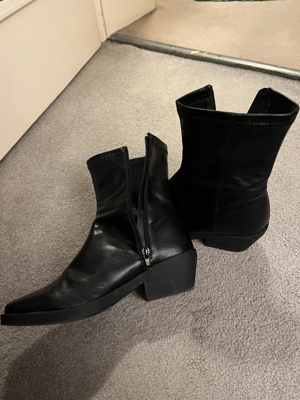 Stiefeletten, schwarz, Größe 37 – nur 1 x getragen