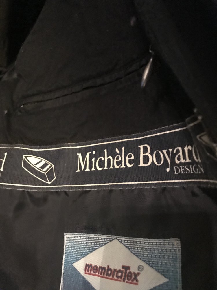 Outdoor Jacke schwarz Größe 42 Kapuze (abknöpfbar) – wenig getragen