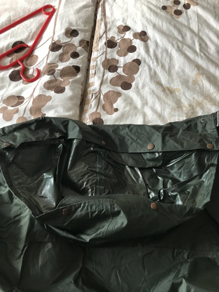 Herren Regenmantel dünn dunkelgrün Grösse 54 von Klepper NEU/UNGETRAGEN