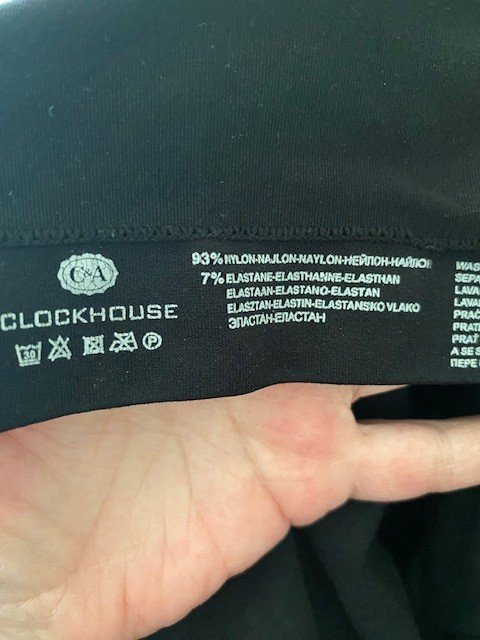Achsel-Shirt, Stretch, elastisch, schwarz, Größe M – ungetragen
