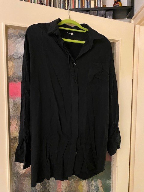 Bluse schwarz – Größe 44 – selten getragen