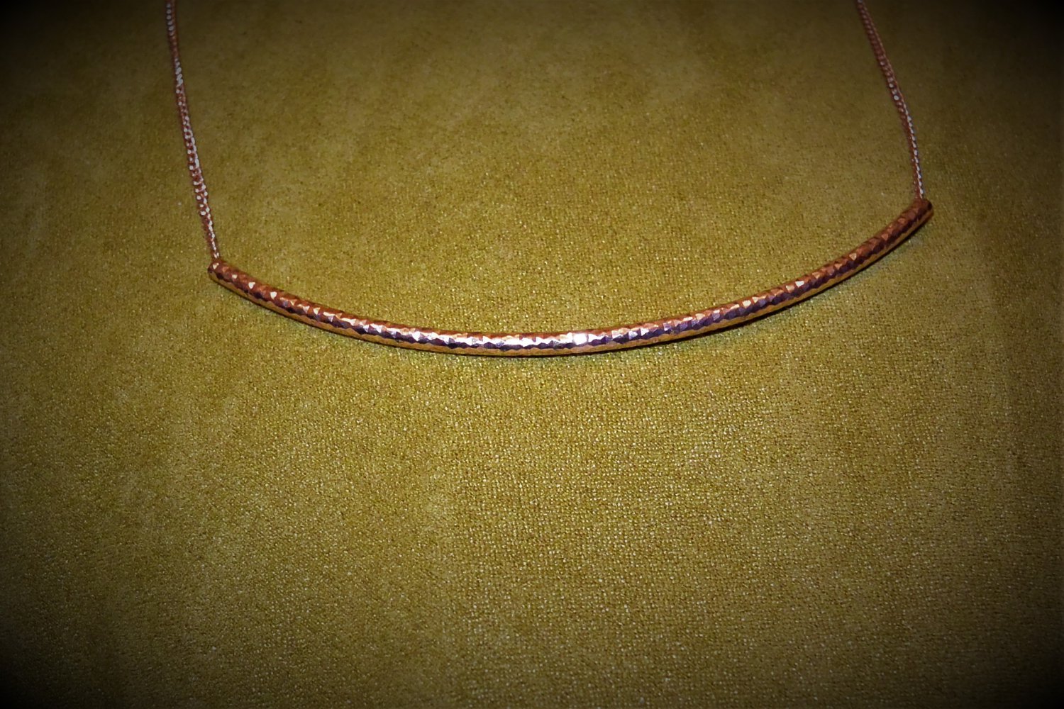 Roségoldfarbene Kette Basic