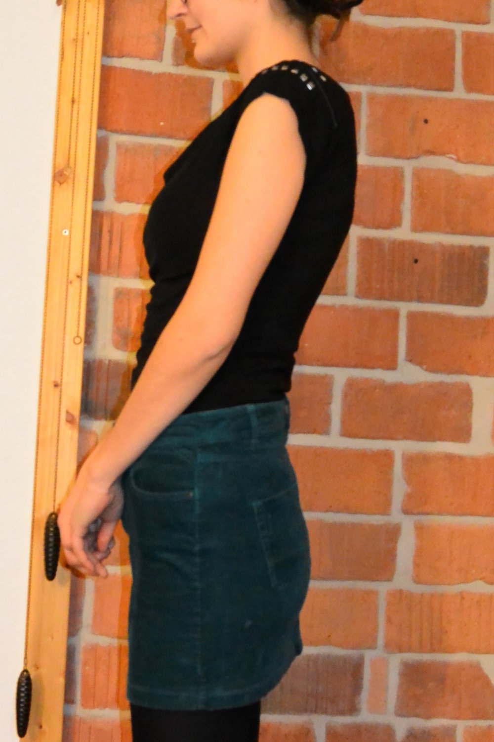 Gothic Punk Party Oberteil mit Nieten