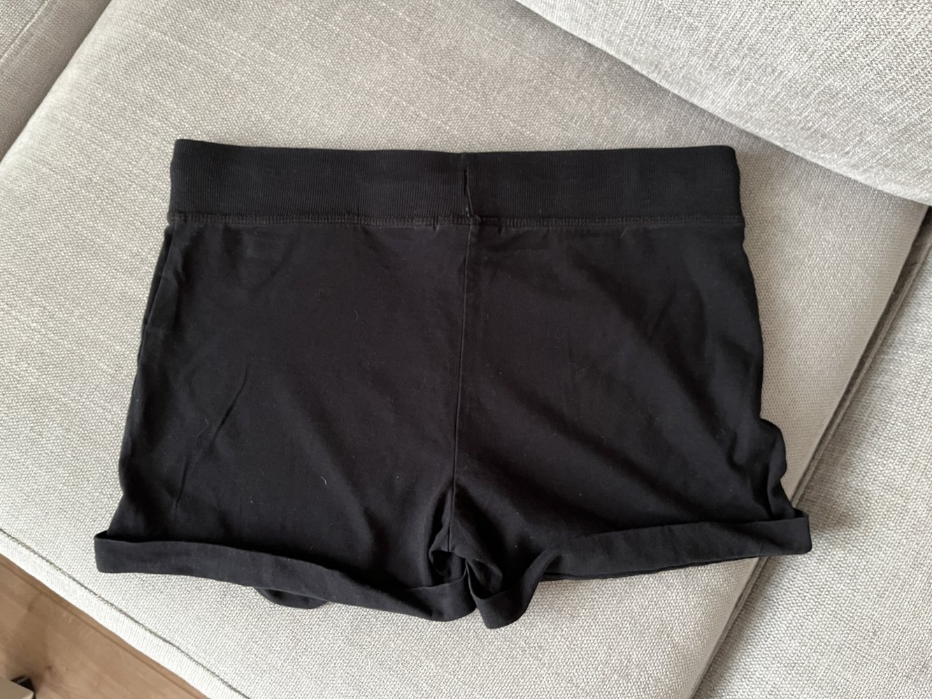 Schwarze Hotpants Shorts