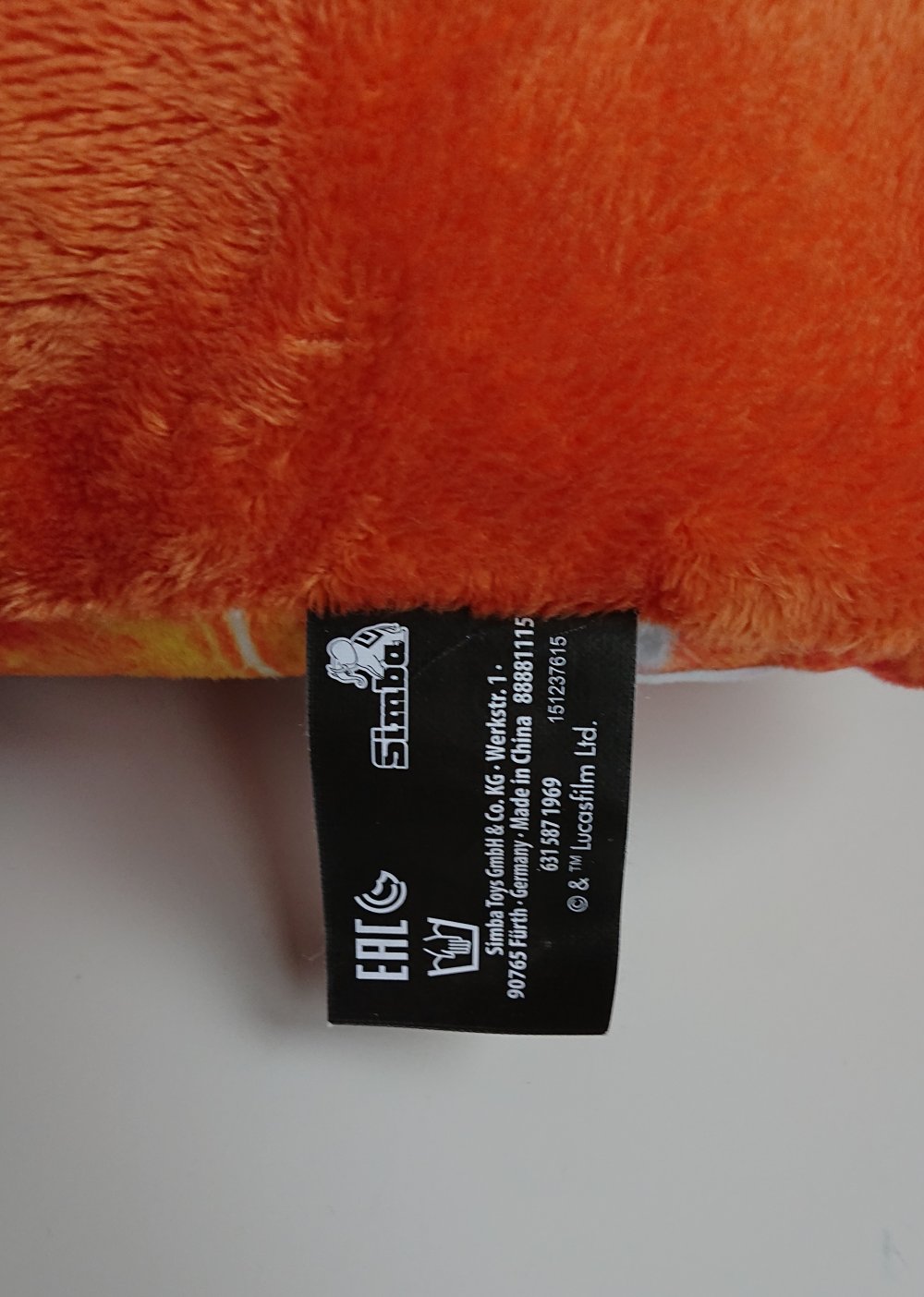 Star Wars Androiden Kissen orange
