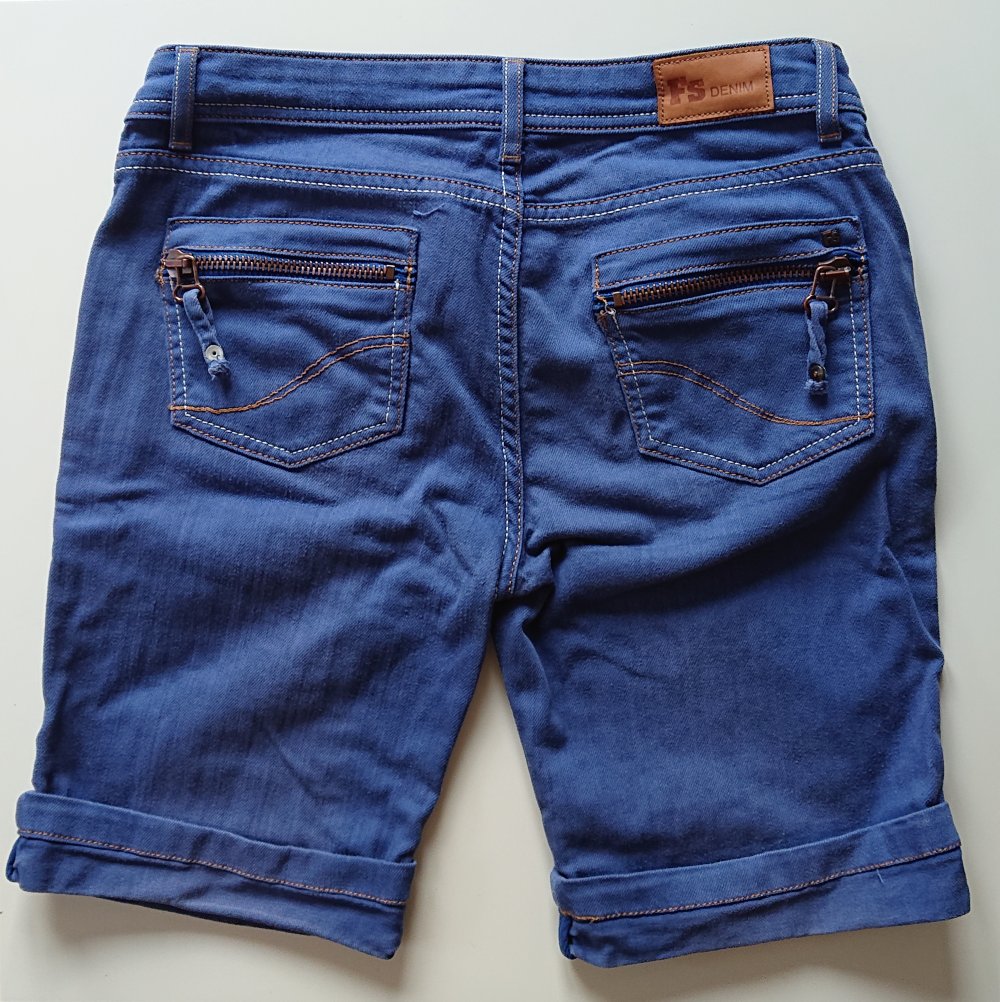 blaue Jeans Shorts W28