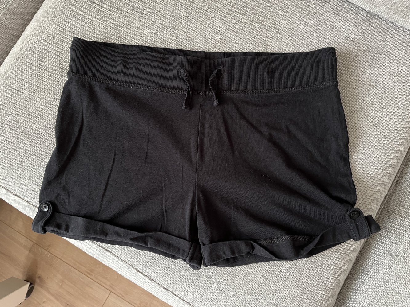 Schwarze Hotpants Shorts