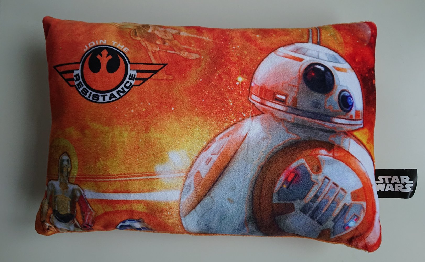 Star Wars Androiden Kissen orange