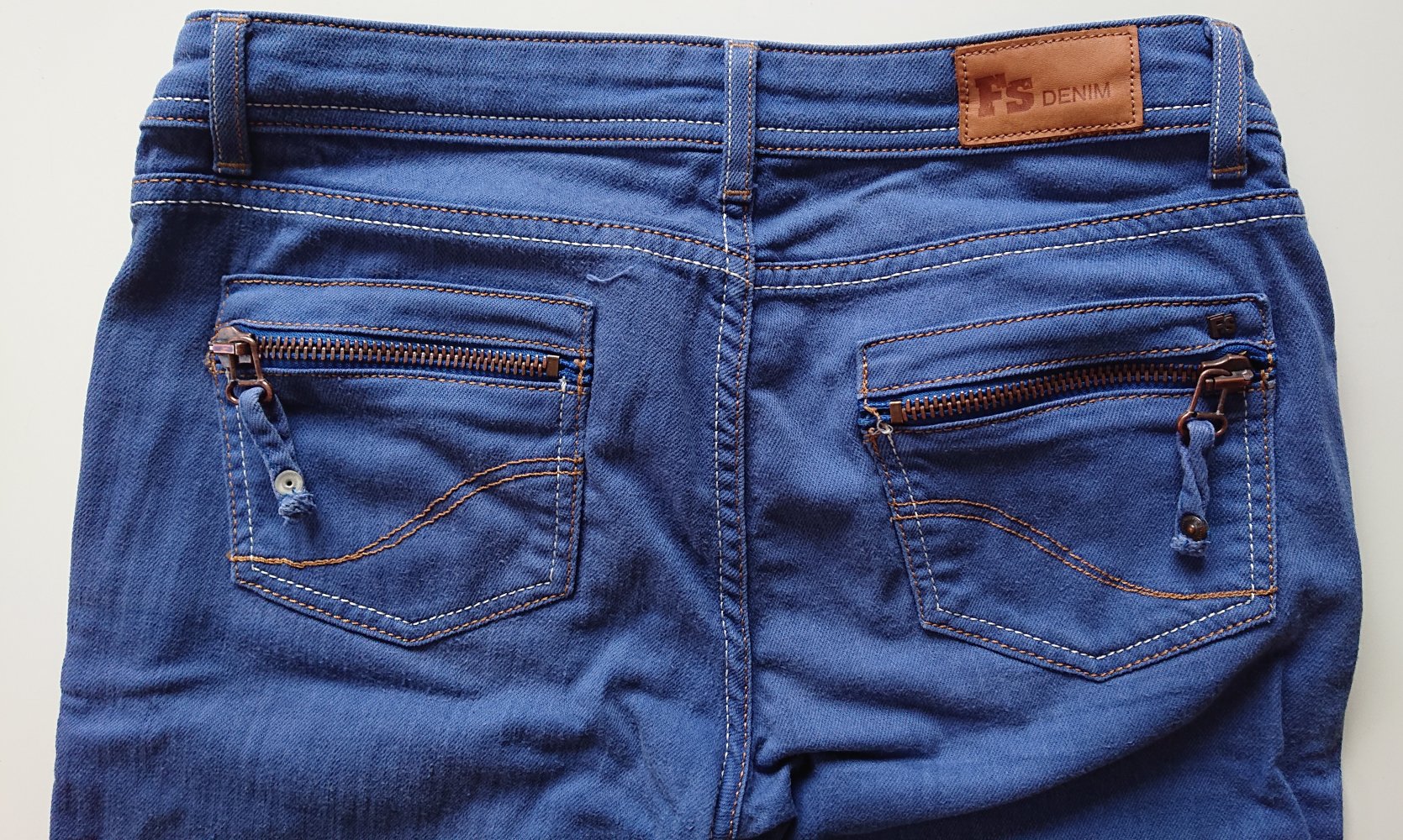 blaue Jeans Shorts W28