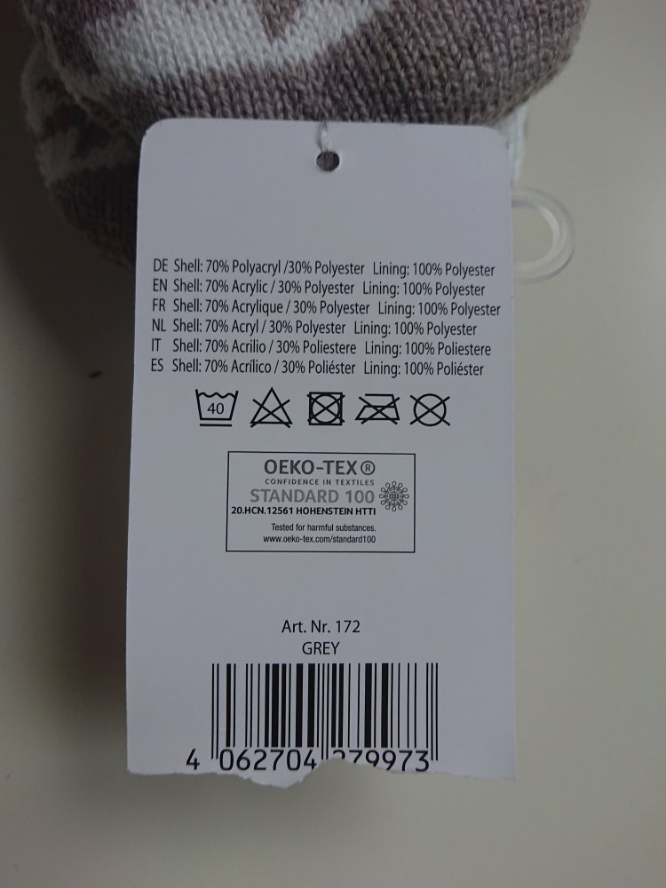warme Slipper mit ABS Gr. 35 - 38