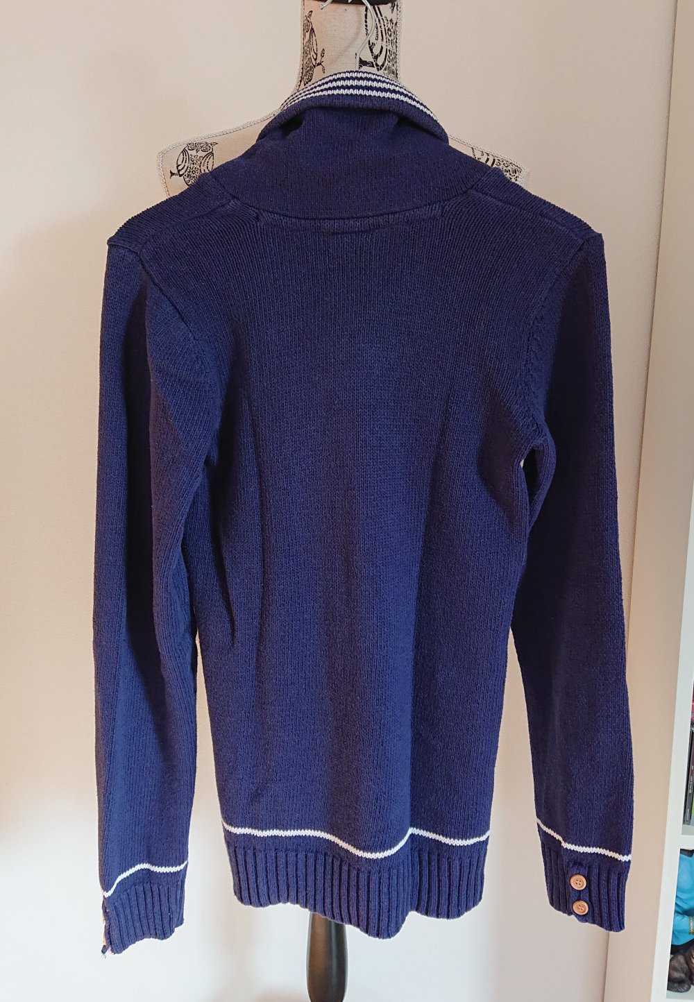 blauer Matrosen Strickpullover Unisex