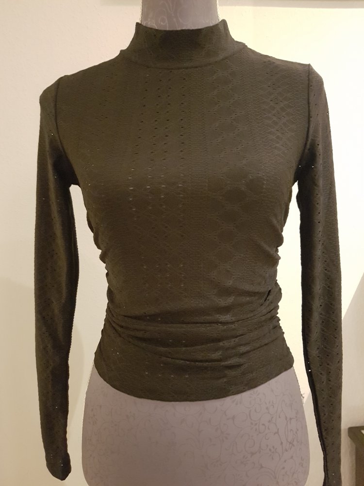 Langarm-Shirt, schwarz