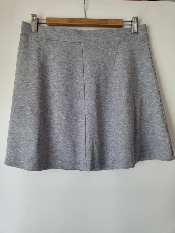 Grauer Skater-Rock Gr. L