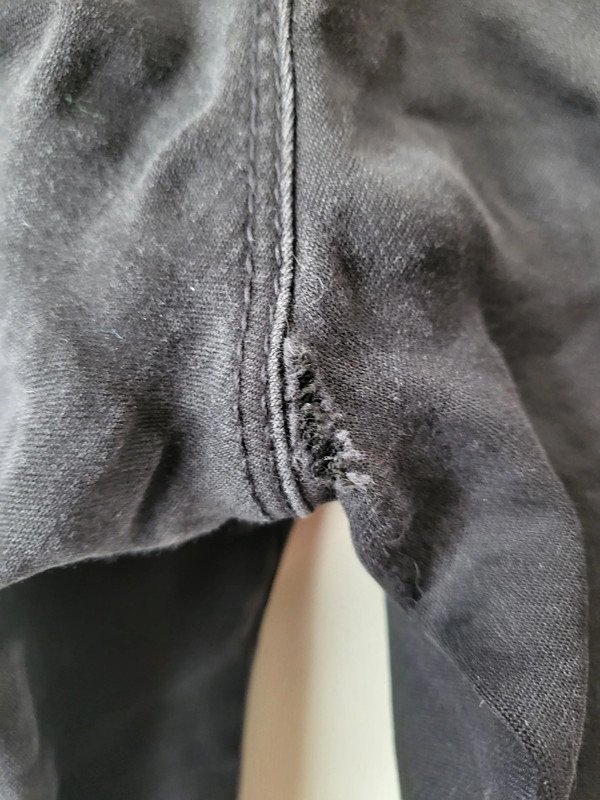 Schwarze Biker Röhrenhose von Only Gr. L / 30