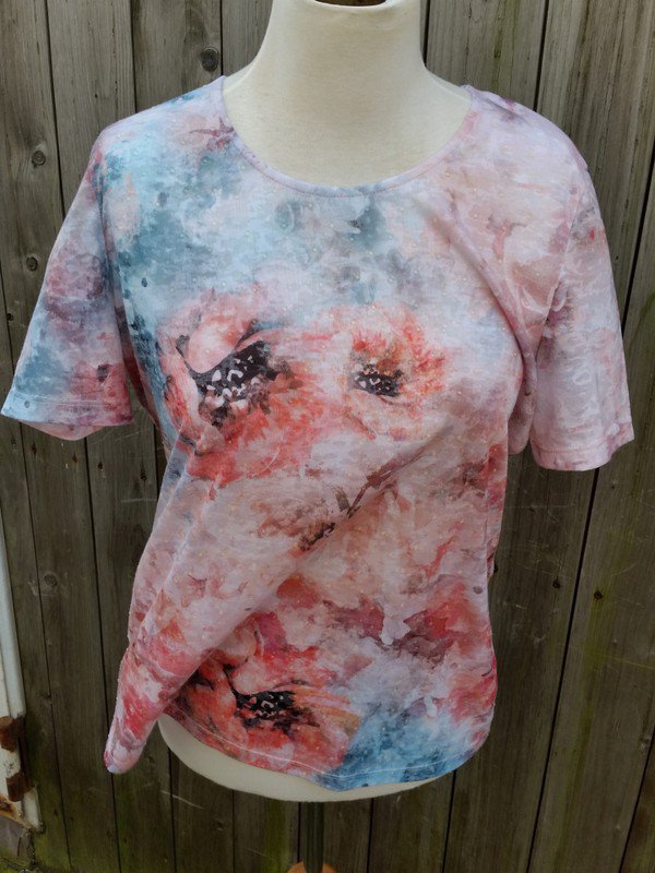 Shirt mit Mohnblumen