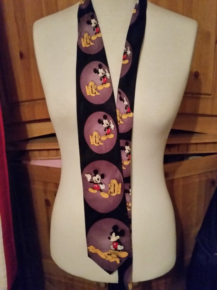 Mickey Maus und Pluto krawatte Unisex
