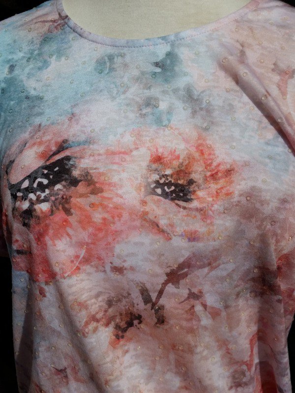 Shirt mit Mohnblumen