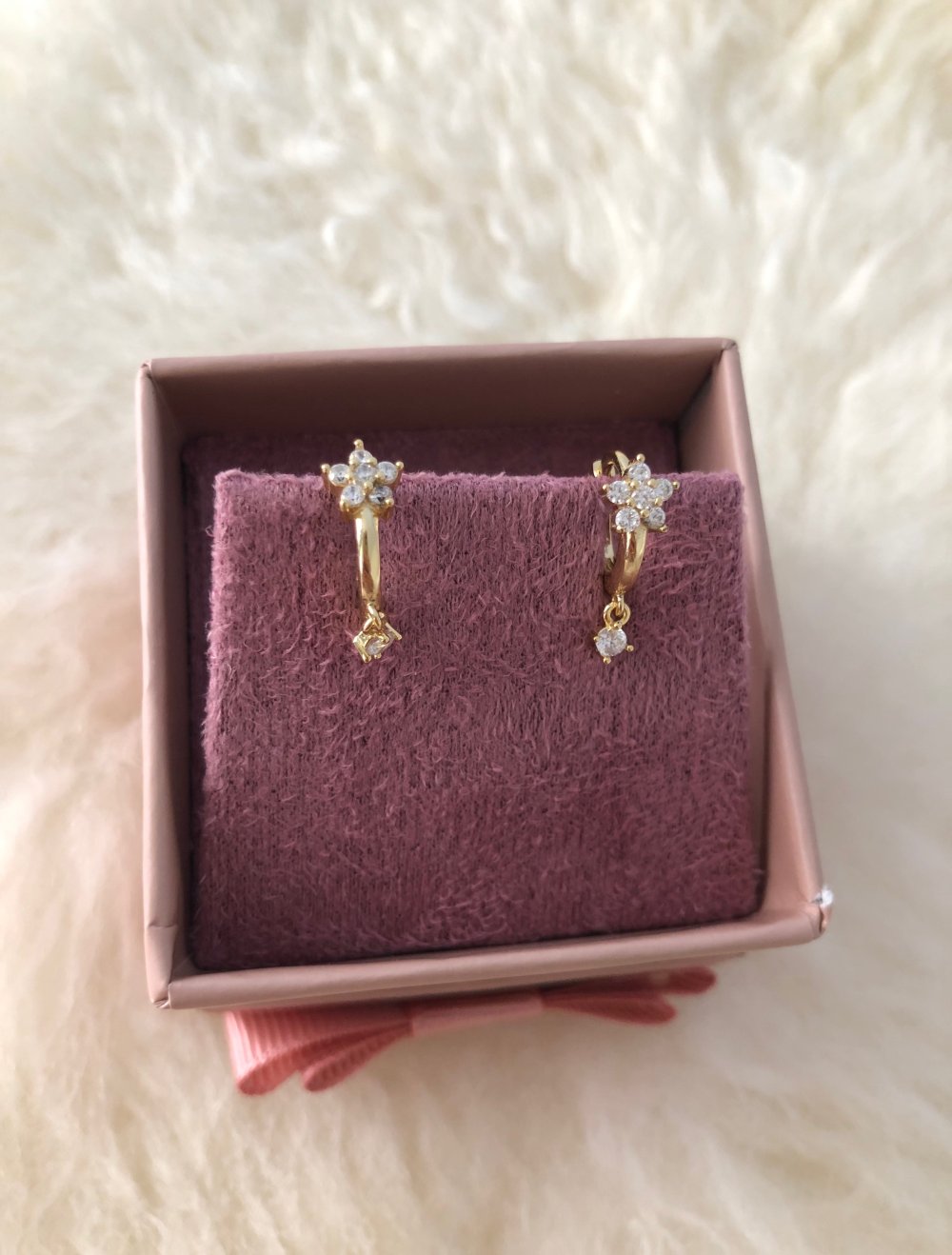 Ohrringe,gold,Stein,neu