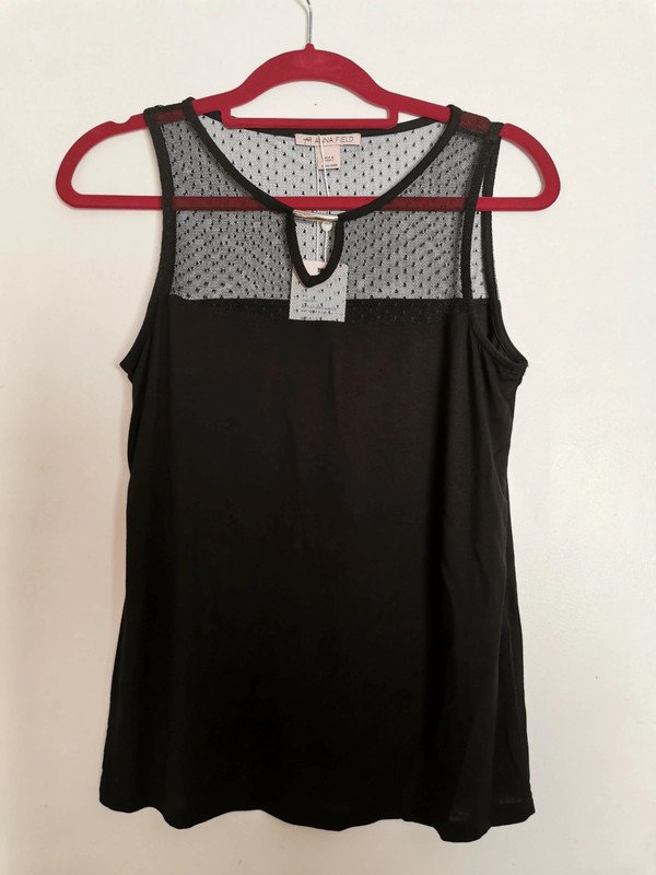 NEU Elegantes schwarzes Top Anna Field Gr. S/M (38)