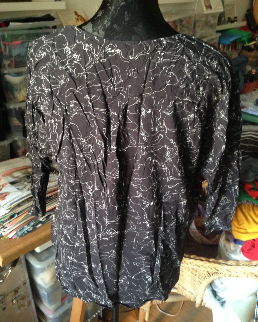 Katzen Bluse 