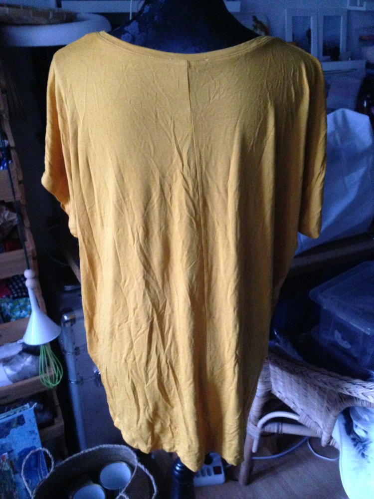 gelbes Oversize Shirt