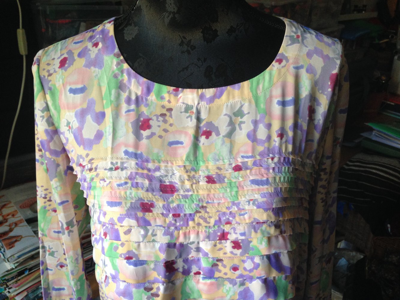 Kleid mit Muster 