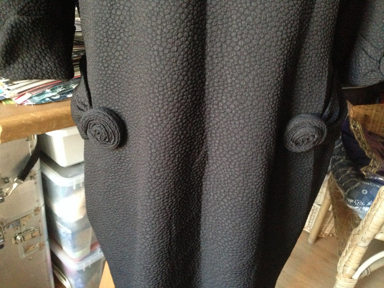 Struktur Kleid mit Blüten 
